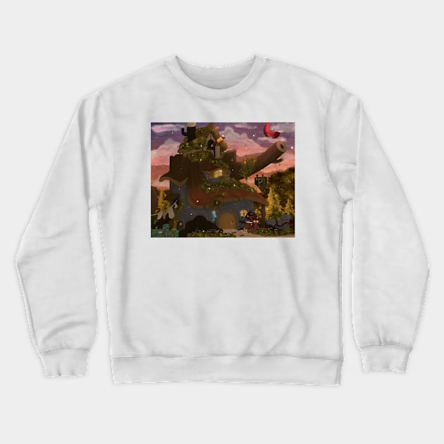 Amphibia scene Crewneck Sweatshirt by Aveetheavatar